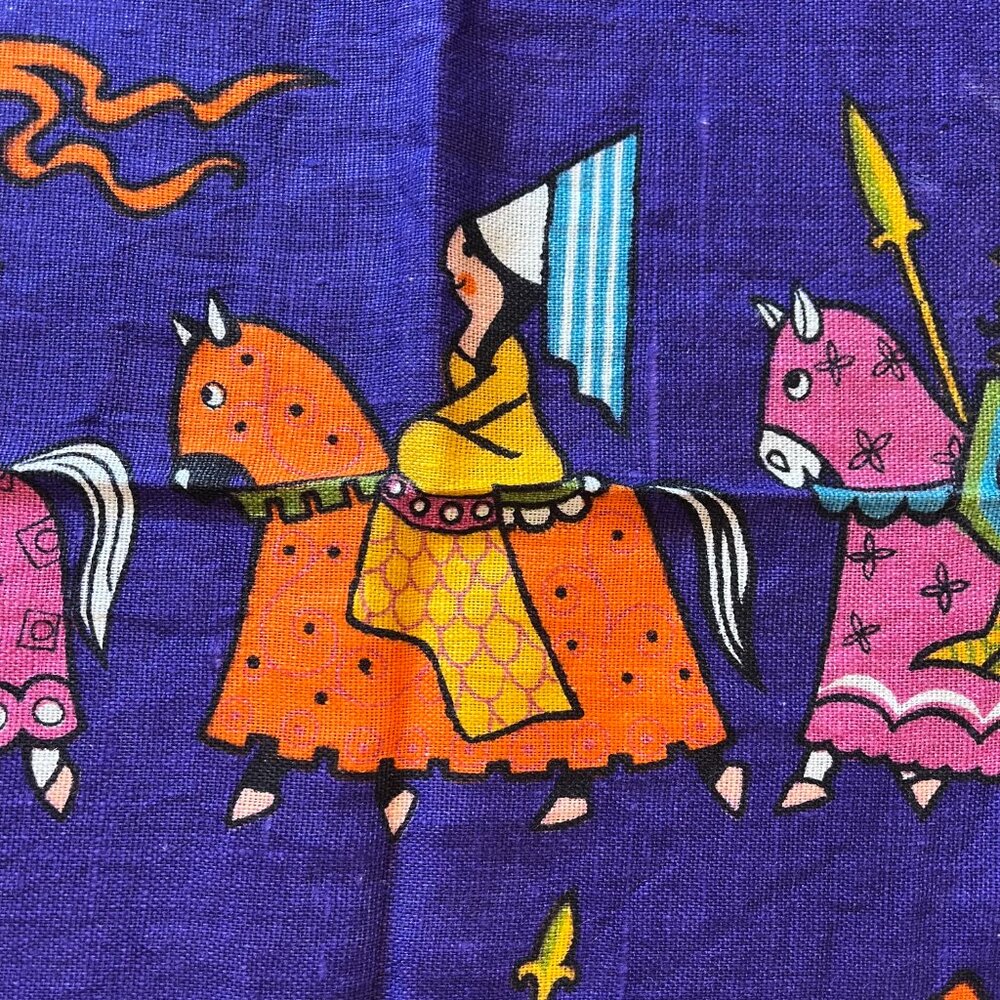 Vintage Irish Linen Tea Towel - Picture 2 of 4